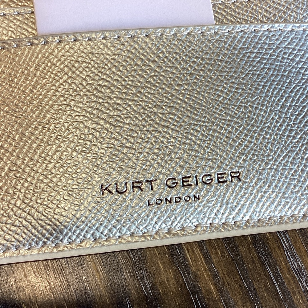 Kurt Geiger Metallic Card Holder - Picture 4 of 7